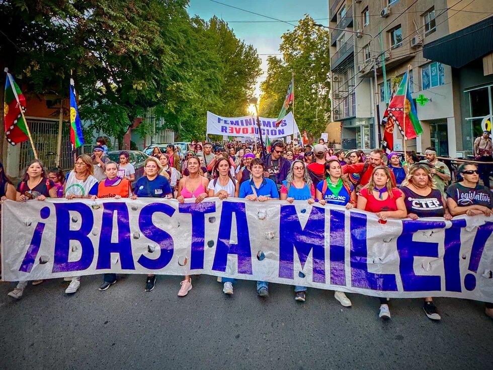 Marcha del 8M en la Ciudad de Neuquén