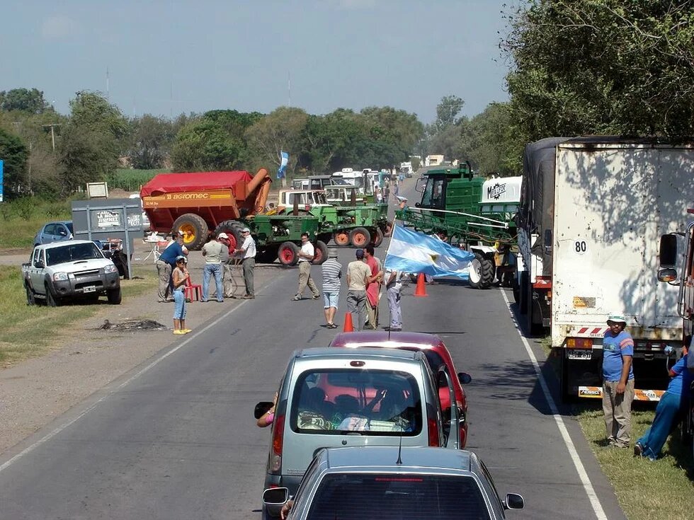 Bloqueo de productores agropecuarios argentinos, 2008 Bloqueo de productores agropecuarios argentinos, 2008