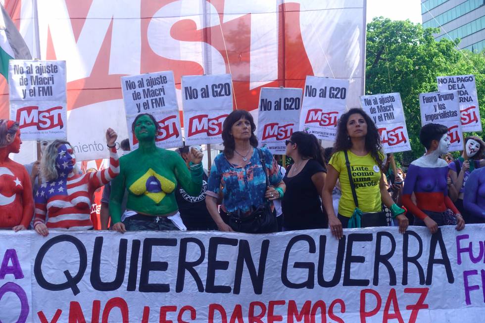 Protesta en Buenos Aires